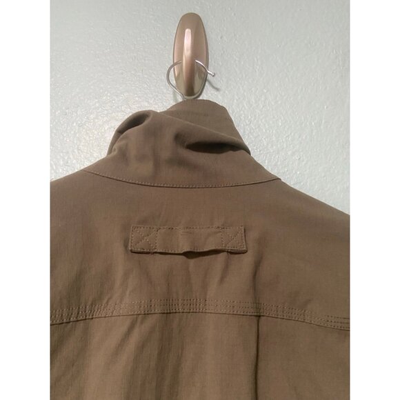 Duluth Trading Co Women's Dark Green Full Zip Cowlneck Jacket Size Medium - Picture 4 of 9